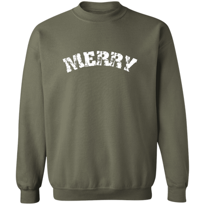 Merry Distressed ~ Sweatshirt