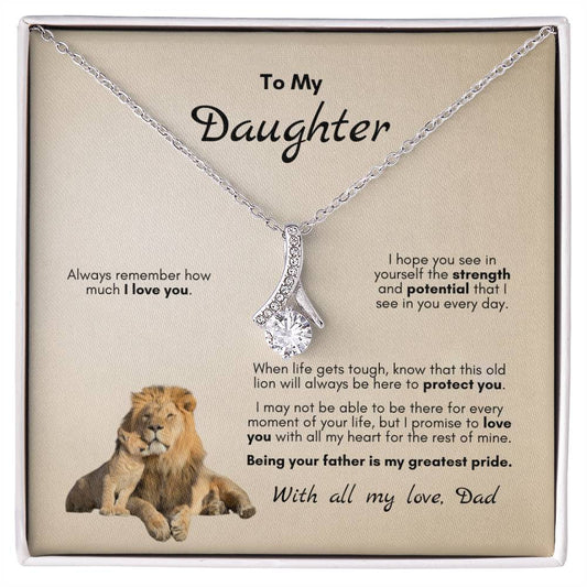 To My Daughter ~ Alluring Beauty Necklace